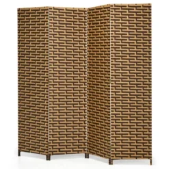 Costway 4 Panel Fiber Privacy Partition Screen Folding Room Divider Weave 6FT Tall -Furniture Store GUEST c76c959d 0418 455c 9e4e 7c38e22016fa