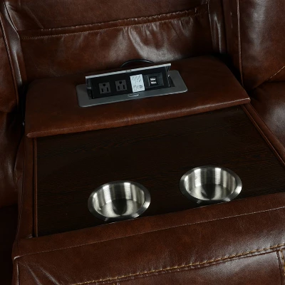 Keily Manual Glider Recliner Loveseat - Steve Silver Co. 10 Keily Manual Glider Recliner Loveseat - Steve Silver Co. - Image 8