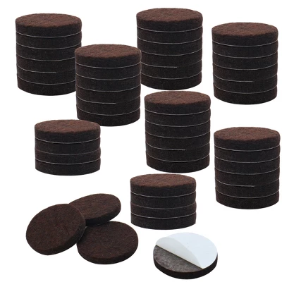 Unique Bargains Round Self-Stick Non-Slip Anti-Scratch Floor Protector Furniture Felt Pads Dark Brown 50 Pcs 5 Unique Bargains Round Self-Stick Non-Slip Anti-Scratch Floor Protector Furniture Felt Pads Dark Brown 50 Pcs - Image 3