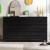 Ilya Solid Wood Modern Panel Front 6 Drawer Dresser - Saracina Home 1 Ilya Solid Wood Modern Panel Front 6 Drawer Dresser - Saracina Home -Furniture Store GUEST c9f6da6d 8e42 4d7a ad23 4ce9f6476387