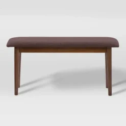 6pc Branson Wood Dining Set With Bench Walnut Stain - CorLiving -Furniture Store GUEST ca0503d8 480c 4b75 99a8 fba08cb0c2a0