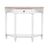 Farmhouse Half Moon Wood Console Table White - Olivia & May -Furniture Store GUEST cab166fb 383c 4cb1 8ad7 66d6c62a2b4c