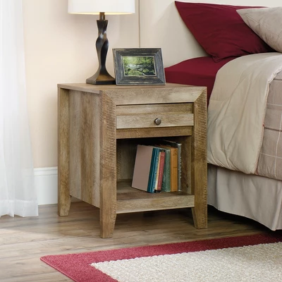 Sauder Dakota Pass Nightstand Craftsman Oak Finish 4 Sauder Dakota Pass Nightstand Craftsman Oak Finish - Image 2