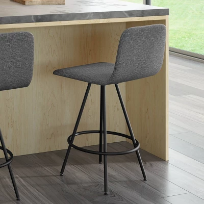 26.25" Dagmar Swivel Counter Height Barstool - Amisco 6 26.25" Dagmar Swivel Counter Height Barstool - Amisco - Image 4