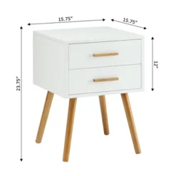Oslo 2 Drawer End Table - Breighton Home -Furniture Store GUEST cd1702a9 32c4 4f72 8b3b 996a0df3f30f