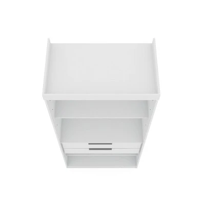 Mulberry 1 Open Sectional Closet White - Manhattan Comfort 9 Mulberry 1 Open Sectional Closet White - Manhattan Comfort - Image 7