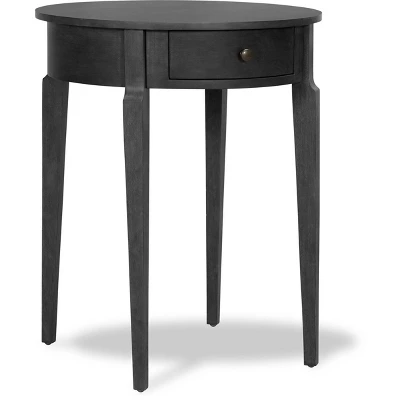 Thaddeus Round Side Table Dark Gray - Finch 4 Thaddeus Round Side Table Dark Gray - Finch - Image 2