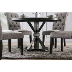 Greiger Round Dining Table Black - HOMES: Inside + Out 11 Greiger Round Dining Table Black - HOMES: Inside + Out -Furniture Store GUEST cf114aa5 0c1a 4737 9177 ebb21ae4c5e8