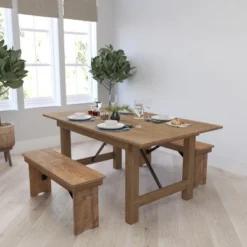 Merrick Lane Antique Solid Pine Folding Farmhouse Style Bench 21 Merrick Lane Antique Solid Pine Folding Farmhouse Style Bench -Furniture Store GUEST cfa4da35 cc27 41f5 b431 7bd3cc9df006