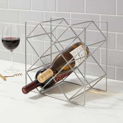 Iron Wire Wine Rack - Threshold™ 3 Iron Wire Wine Rack - Threshold™