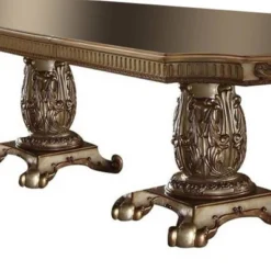 84"~120" Vendome Dining Table Gold Patina/Bone White - Acme Furniture 10 84"~120" Vendome Dining Table Gold Patina/Bone White - Acme Furniture -Furniture Store GUEST cff07457 4147 47f8 bb21 476da1d819d2