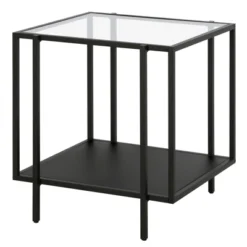 Black Bronze Side Table With Metal Shelf - Henn&Hart 11 Black Bronze Side Table With Metal Shelf - Henn&Hart -Furniture Store GUEST d0deb1f1 9eaa 4620 8bdb 60d38bf70c6e