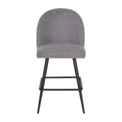 Merrick Lane Set Of 2 Modern Armless Counter Stools With Contoured Backs, Steel Frames, And Integrated Footrests -Furniture Store GUEST d177bfdd 772f 4dbb a625 741407ca11c9