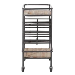 Metal And Wood 2 Tiered Wine Rack Chart Gray - Olivia & May 26 Metal And Wood 2 Tiered Wine Rack Chart Gray - Olivia & May -Furniture Store GUEST d2927135 4e53 48bc b358 77b1d4af5d1d