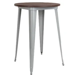 Flash Furniture 30" Round Metal Indoor Bar Height Table With Rustic Wood Top 11 Flash Furniture 30" Round Metal Indoor Bar Height Table With Rustic Wood Top -Furniture Store GUEST d3d9183e 53e3 4e3a bd60 1ebcbc81836b