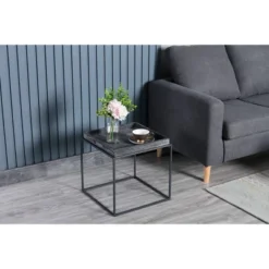 Burnham Home Highlands Side Table Dark Gray - Boraam -Furniture Store GUEST d3dffe27 ca31 4f5d bc49 cdeb1538732e