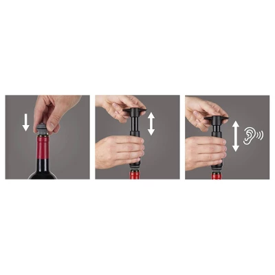Vacu Vin Wine Saver With Stopper 4 Vacu Vin Wine Saver With Stopper - Image 2