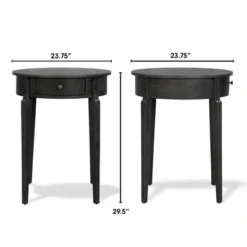 Thaddeus Round Side Table Dark Gray - Finch 17 Thaddeus Round Side Table Dark Gray - Finch -Furniture Store GUEST d4d3137f 69cd 4263 91c6 6782394e03d9