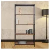 72" Flynn Tall Bookcase Chestnut/Black - Carolina Chair & Table -Furniture Store GUEST d5fc8c6b a08d 48b8 ad70 d811c8fececb