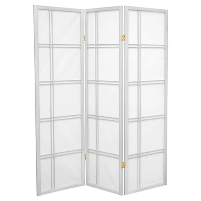 5 Ft. Tall Double Cross Shoji Screen (3 Panels) - Oriental Furniture 8 5 Ft. Tall Double Cross Shoji Screen (3 Panels) - Oriental Furniture - Image 6