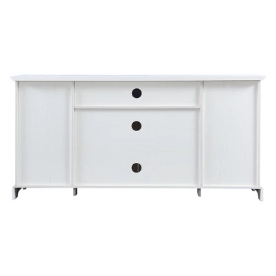 TV Stand For TV Up To 65in With 2 Tempered Glass Doors, Adjustable Panels Open Style Cabinet, Sideboard-ModernLuxe 12 TV Stand For TV Up To 65in With 2 Tempered Glass Doors, Adjustable Panels Open Style Cabinet, Sideboard-ModernLuxe - Image 10
