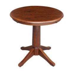 30" Nick Round Top Pedestal Table Espresso - International Concepts 12 30" Nick Round Top Pedestal Table Espresso - International Concepts -Furniture Store GUEST da6769b0 1e0f 40ca 9536 bd68b643fb2f