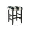 Square Counter Height Barstool Black Plaid - HomePop -Furniture Store GUEST daaa54bf 395a 46cb 8f00 63d25a18354d