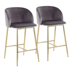 Set Of 2 Fran Contemporary Counter Height Barstools - LumiSource -Furniture Store GUEST db53d201 a638 498e 89a2 0c5bc3fdcdc5