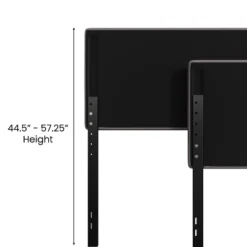 Merrick Lane Headboard With Tufted Upholstery And Powder Coated Metal Frame -Furniture Store GUEST db975778 a3ec 4a00 837e 32b01bc0e190