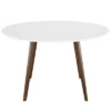 Platter Round Dining Table White - Modway -Furniture Store GUEST dd3a4fbc aa04 401c 801c 99153c1468f2