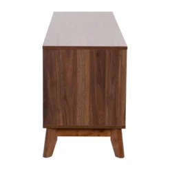 60" Haisley Mid-Century Modern TV Stand For TVs Up To 64" With Adjustable Shelves Dark Walnut - Taylor & Logan -Furniture Store GUEST de76bc0e 8feb 4f72 a8e5 aa2d46363c5f