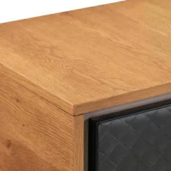 Coco Single Drawer Nightstand Rustic Oak/Brown - Armen Living -Furniture Store GUEST dee48313 1fa7 4683 b812 5a3151f9cb6d