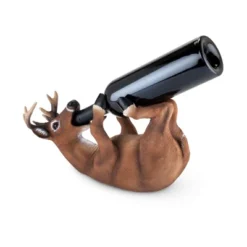 True Drunken Deer Polyresin Wine Bottle Holder Set Of 1, Brown, Holds 1 Standard Wine Bottle -Furniture Store GUEST e1a956c5 1d2e 4889 86d1 0ca1f686f611