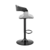 Benson Adjustable Counter Height Barstool With Faux Leather Seat - Armen Living -Furniture Store GUEST e27b20a5 7cd2 41a6 84ab 2f6751d914b9