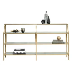 International Luxury Console Table Satin Gold/Clear Glass Finish - Sauder 11 International Luxury Console Table Satin Gold/Clear Glass Finish - Sauder -Furniture Store GUEST e3bec0da 7037 4511 84b2 25bca0958837