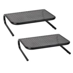 Mind Reader 2pk Metal Monitor Stand And Riser Black -Furniture Store GUEST e3c48a05 fbeb 4807 874a 9e9817fca298