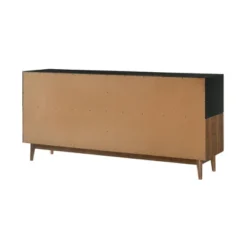 Amigo Veneer Wood Buffet Black/Walnut - Armen Living -Furniture Store GUEST e58bac36 1bd7 42ab a1ce 106e8b9666fd