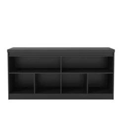 62.99" Viennese 6 Shelf Buffet Cabinet With Mirrors - Manhattan Comfort