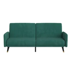 Emma And Oliver Premium Padded Upholstered Split Back Sofa Futon With Vertical Channel Tufting And Wooden Legs 21 Emma And Oliver Premium Padded Upholstered Split Back Sofa Futon With Vertical Channel Tufting And Wooden Legs -Furniture Store GUEST e71397d6 6953 4084 a094 9342ec4e9e47