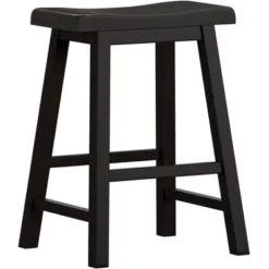 Set Of 2 24" Watkins Saddle Seat Backless Counter Height Barstools - Inspire Q 14 Set Of 2 24" Watkins Saddle Seat Backless Counter Height Barstools - Inspire Q -Furniture Store GUEST e7a61645 e8db 4ff8 bee7 438661ead2db