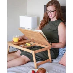 BIRDROCK HOME Bamboo Laptop Bed Lap Tray - Natural -Furniture Store GUEST e841bc7c 4ee3 4d5e 81fb c99c381ff37c