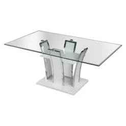 72" Lexinton Rectangle Glass Top Dining Table - HOMES: Inside + Out -Furniture Store GUEST e8971dc6 48cb 49b5 a8bb 4a81c1a1b552