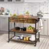 Yaheetech 3-Tier Rolling Kitchen Island Utility Kitchen Cart With Storage Drawer & Shelves 1 Yaheetech 3-Tier Rolling Kitchen Island Utility Kitchen Cart With Storage Drawer & Shelves -Furniture Store GUEST ea51e611 cfee 4503 b78e 670d30e5b343