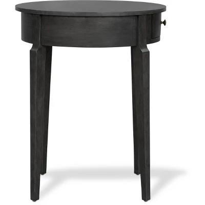 Thaddeus Round Side Table Dark Gray - Finch 5 Thaddeus Round Side Table Dark Gray - Finch - Image 3