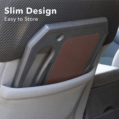 Mount-It! Car Table That Works As A Food Tray For Car And Car Desk For Laptop | Table Tray Fits On Any Steering Wheel Within Our Dimensions 4 Mount-It! Car Table That Works As A Food Tray For Car And Car Desk For Laptop | Table Tray Fits On Any Steering Wheel Within Our Dimensions - Image 2