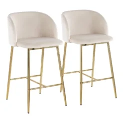 Set Of 2 Fran Contemporary Counter Height Barstools - LumiSource -Furniture Store GUEST f008b371 b94d 4a97 85d1 87a001a8807c