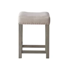 76" Wandella Marble Top Dining Table Beige Fabric/Rustic Oak Finish - Acme Furniture -Furniture Store GUEST f1ac3557 47e3 4336 9ad2 e30ed1023b95