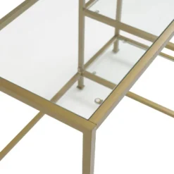 3pc Aimee Desk And Etagere Set Soft Gold - Crosley 22 3pc Aimee Desk And Etagere Set Soft Gold - Crosley -Furniture Store GUEST f27428af 7af1 4158 b4e5 8922277623e7