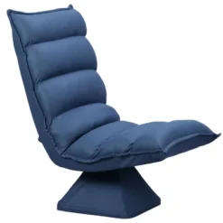 HOMCOM Swivel Floor Chair With Back Support, Microfiber Adjustable Video Gaming Chair For Reading, Lounging, Meditating, Blue 9 HOMCOM Swivel Floor Chair With Back Support, Microfiber Adjustable Video Gaming Chair For Reading, Lounging, Meditating, Blue -Furniture Store GUEST f3293f10 1613 404b b979 bd27ad63e180