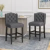 Set Of 2 Foxcroft Wingback Counter Height Barstools - Christopher Knight Home -Furniture Store GUEST f3d1179c 4604 4ba3 af90 1fdc95eb749c